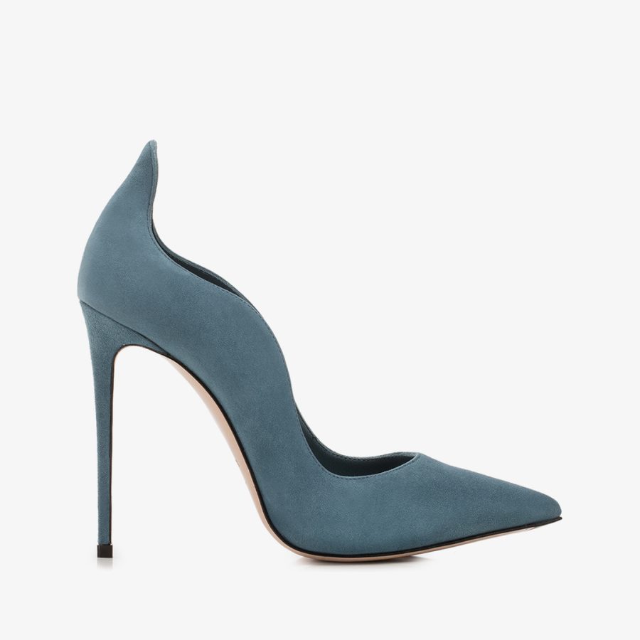 IVY PUMP 120 mm-Istanbul light-blue suede pump