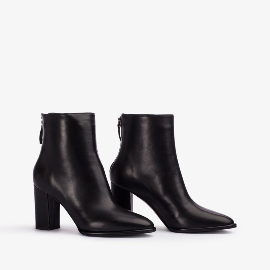 ELSA ANKLE BOOT 90 mm-Black nappa leather ankle boot - Image 2