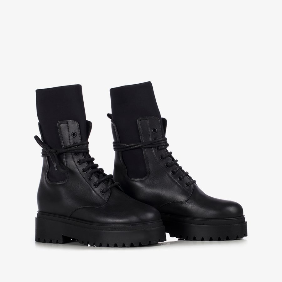 RANGER ANKLE BOOT 50 mm-Black leather ankle boot - Image 2