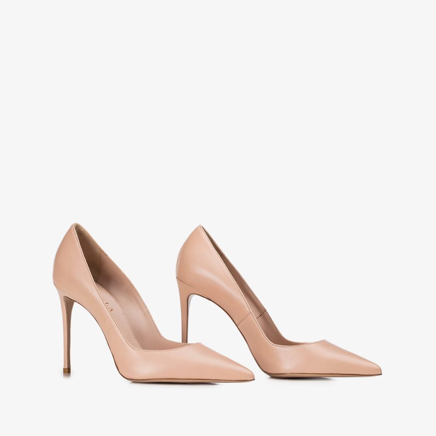 EVA PUMP 100 mm-Phard nude leather pump - Image 2