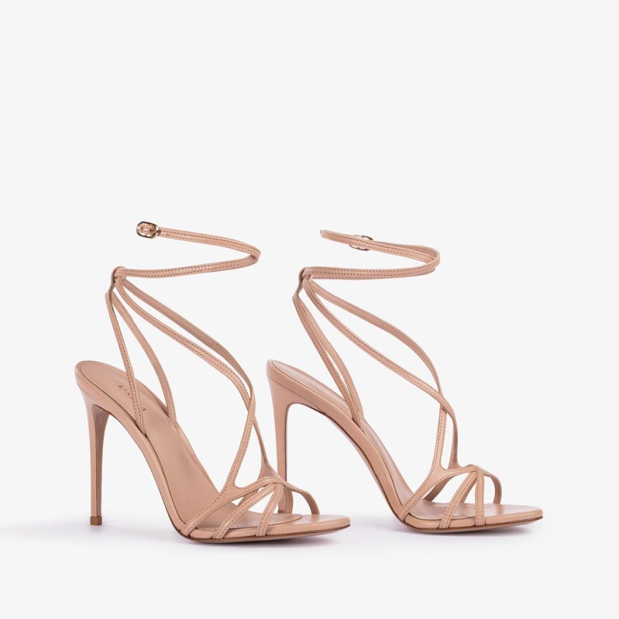 BELEN SANDAL 105 mm-Phard nude leather sandal - Image 2