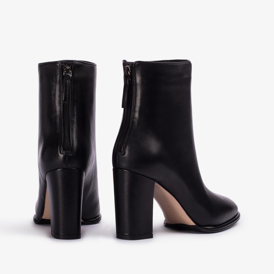 ELSA ANKLE BOOT 90 mm-Black nappa leather ankle boot - Image 3