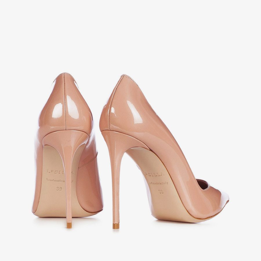 EVA PUMP 100 mm-Phard nude patent leather pump - Image 3