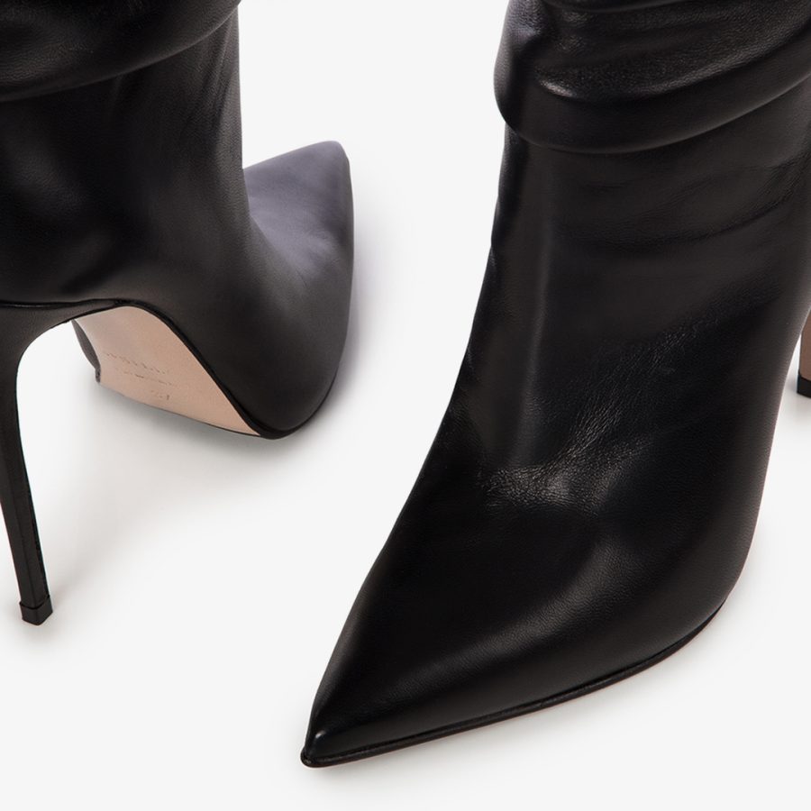 EVA ANKLE BOOT 120 mm-Black nappa ankle boot - Image 4