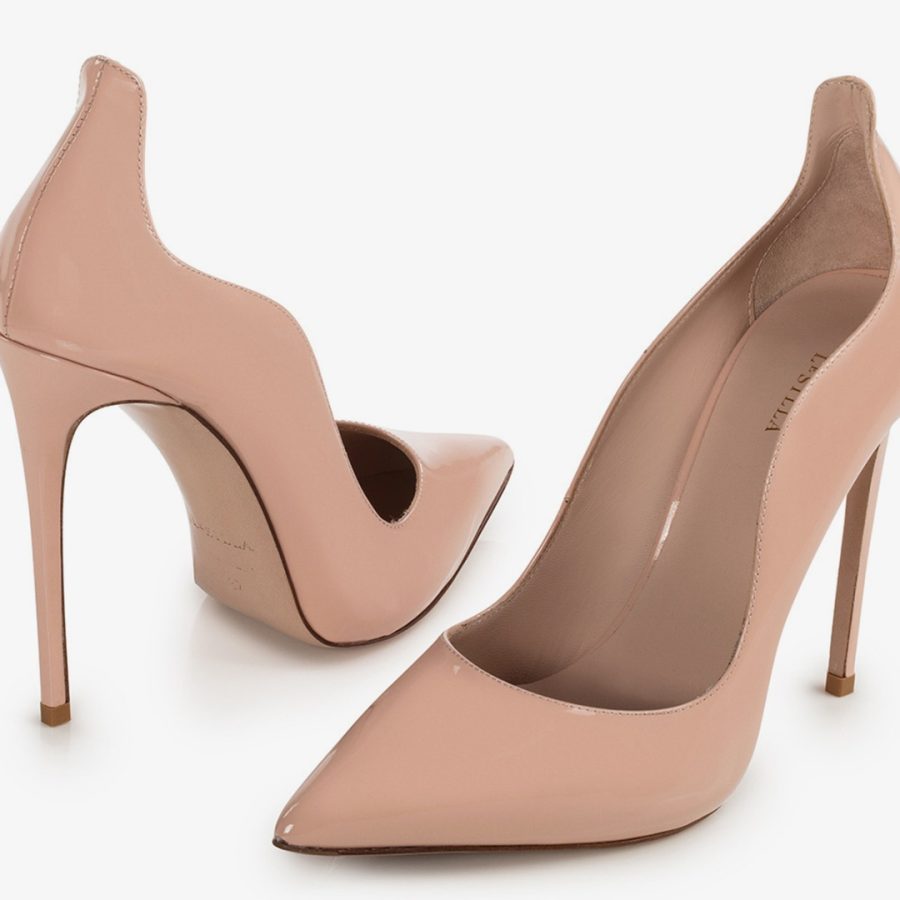 IVY PUMP 120 mm-Skin nude patent leather pump - Image 4