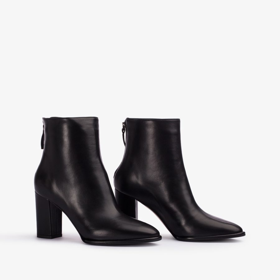 ELSA ANKLE BOOT 90 mm-Black nappa leather ankle boot - Image 6