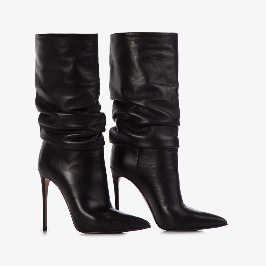 EVA ANKLE BOOT 120 mm-Black nappa ankle boot - Image 7