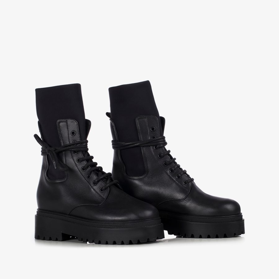 RANGER ANKLE BOOT 50 mm-Black leather ankle boot - Image 7